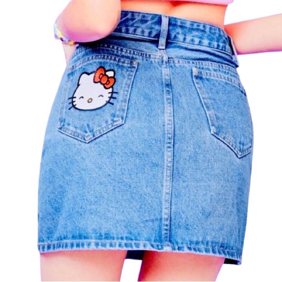 NWOT Hello Kitty, Denim, Skirt! - Picture 1 of 4
